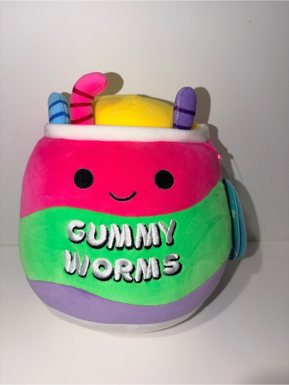 Squishmallows Silver the Gummy Worms 5 inch
